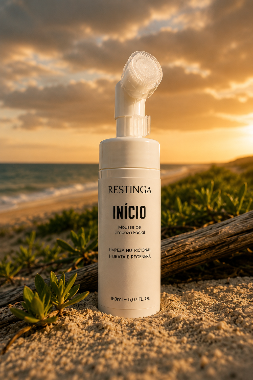 Restinga INÍCIO — Mousse de Limpeza Facial